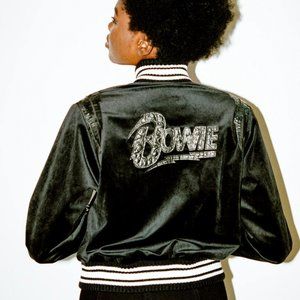 Limited Edition Stoned Immaculate x David Bowie Tour Jacket - Black Velvet